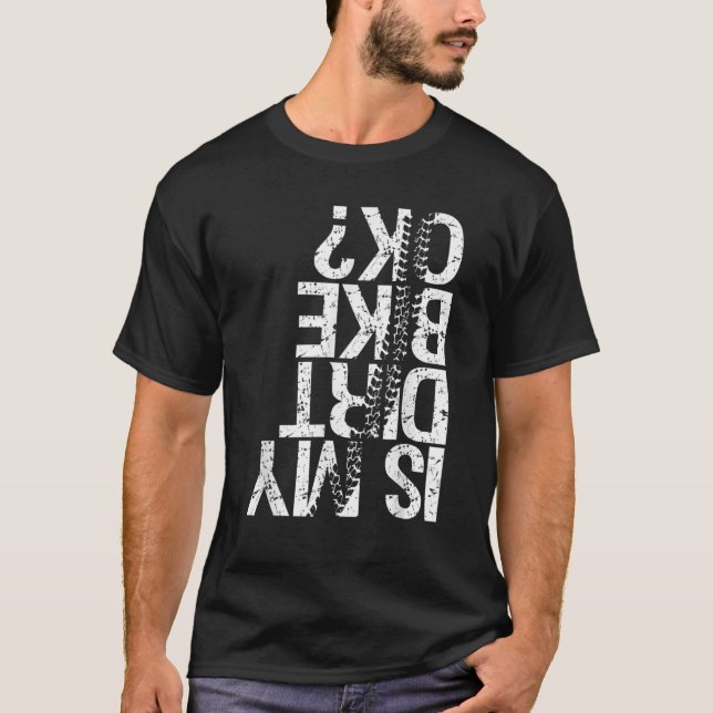Camiseta A minha bicicleta está bem? Biker ciclismo engraça (Frente)