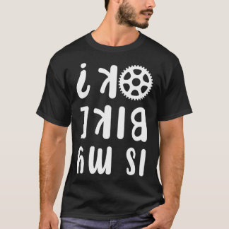 Camiseta A minha bicicleta está bem, Descida de ciclismo, S