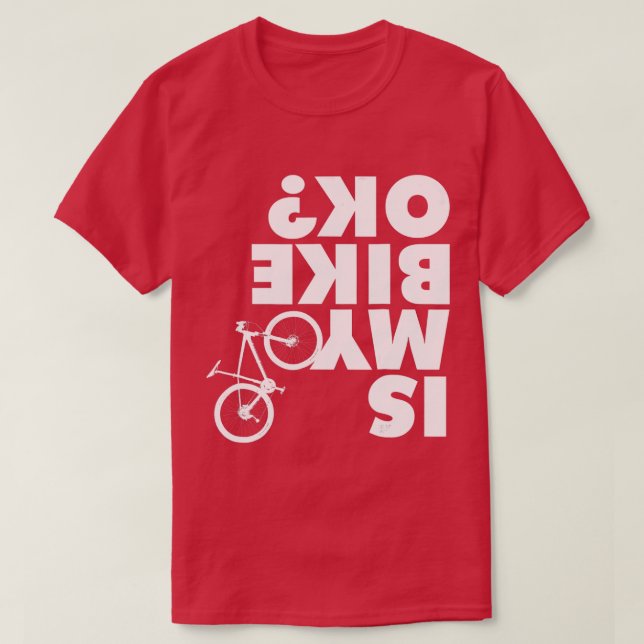 Camiseta A Minha Bicicleta Está Engraçada? (Frente do Design)