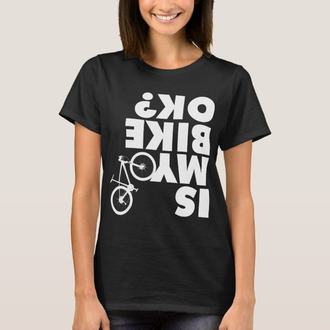 Camiseta A Minha Bicicleta Está Engraçada? (Frente)