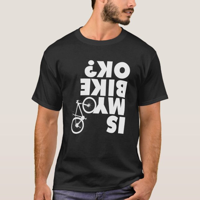 Camiseta A minha bicicleta está OK (Frente)