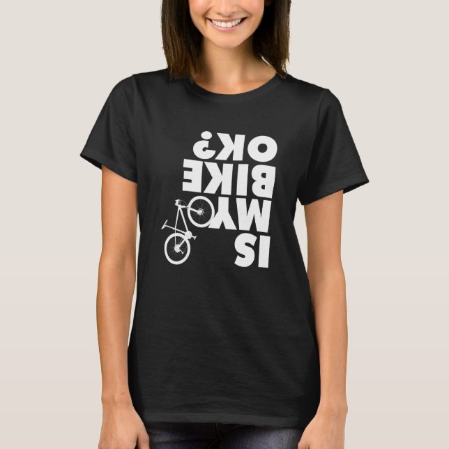 Camiseta A minha bicicleta está OK (Frente)