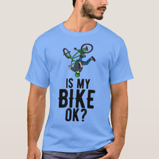 Camiseta A minha bicicleta OK Bicicleta ciclista BMX
