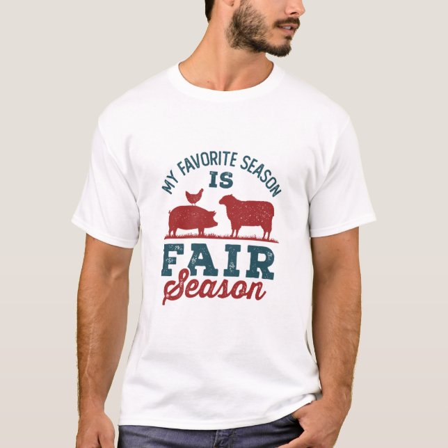 Camiseta A Minha Época Favorita É Feira Do Condado Da Fair  (Frente)