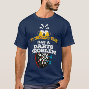 Camiseta A Minha Equipe De Bebendos Tem Um Problema Com As