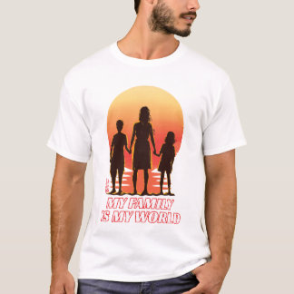 Camiseta A Minha Família É Branca.