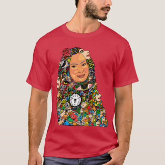 Camiseta a minha mãe é o segredo do meu retrato da felicida