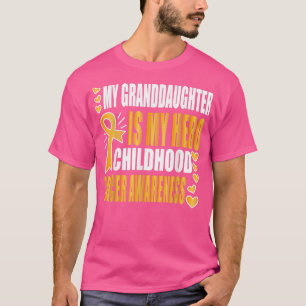 Camiseta A minha neta é a minha heroína, a guerra do cancer