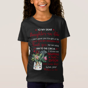 Camiseta À Minha Querida Filha De Direito