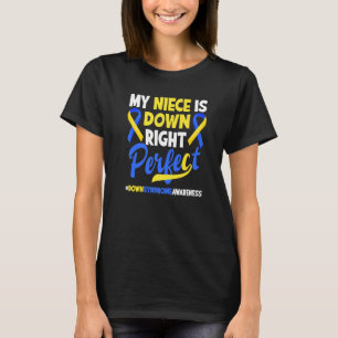 Camiseta A Minha sobrinha está bem desligada, com a síndrom