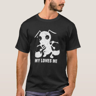 Camiseta A minha tia ama-me a fazer uma correspondência fam