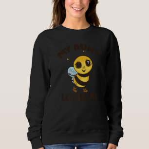 Camiseta A Minha Tia Me Ama para Sobrinho e Sobrinha Famíli