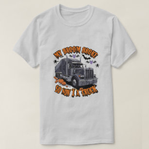 Camiseta A minha vassoura partiu, por isso agora dirijo um