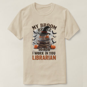 Camiseta A minha vassoura partiu, por isso agora trabalho n