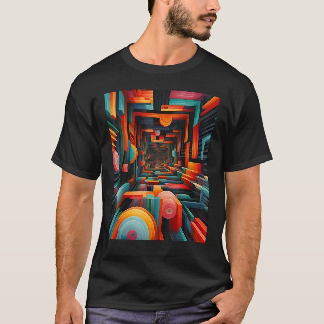 Camiseta A minimalistic optical abstract artwork 1 (Frente)