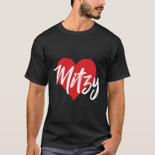 Camiseta A Mitzy Primer Nombre Yo Corazã ³ N