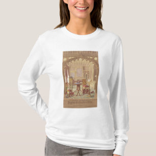 Camiseta A mobília gótico de Pugin, por Augustus Charles