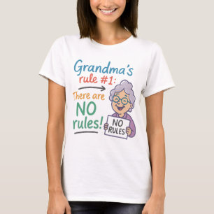 Camiseta A moda feminina do regime da vovó