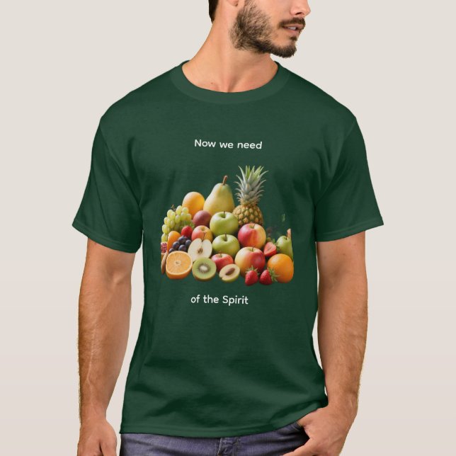 Camiseta A modern and Minimalist Fruits of Spirit (Frente)