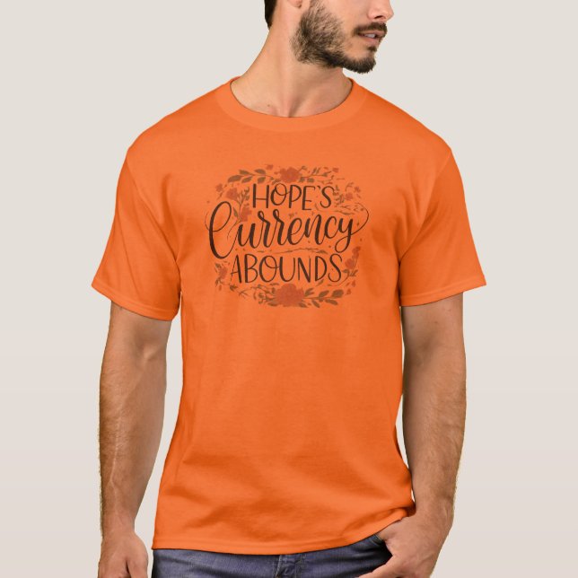 Camiseta A Moeda da Esperança Abunda (Frente)