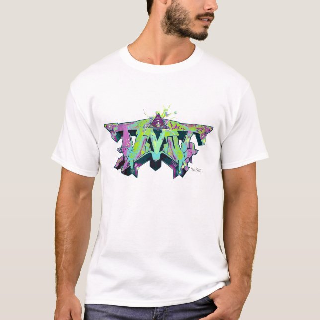 CAMISETA A MOLÉCULA DO ESPÍRITO - GRAFITE DO ESPIRITUAL DO (Frente)