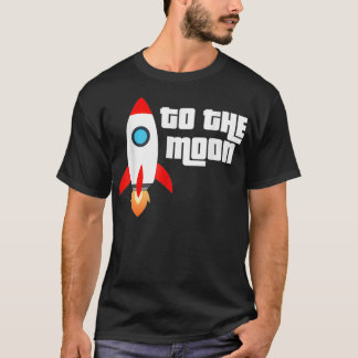 Camiseta À Moon Rocket Trading Trader Crypto