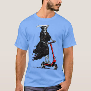 Camiseta A Morte Dirige Um Roteiro Vivo