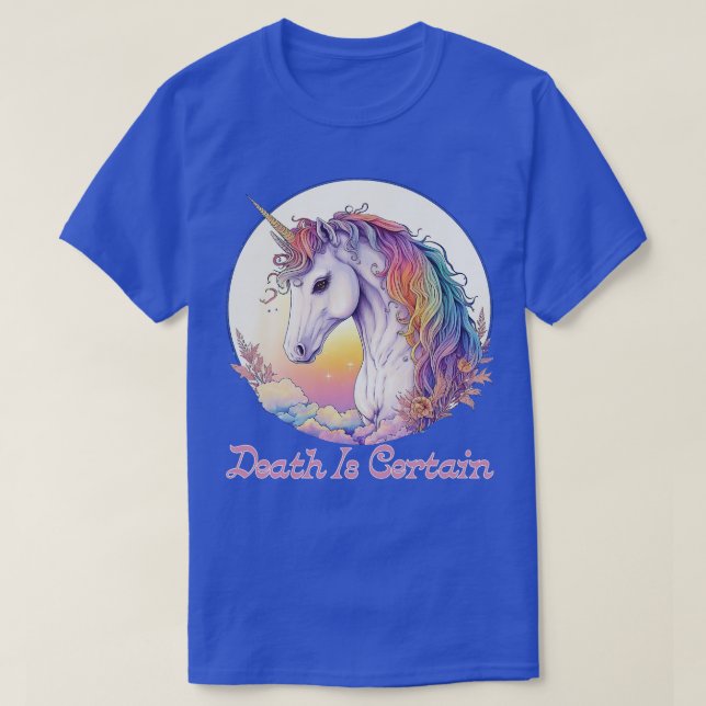 Camiseta A Morte É Certa 2 (Frente do Design)