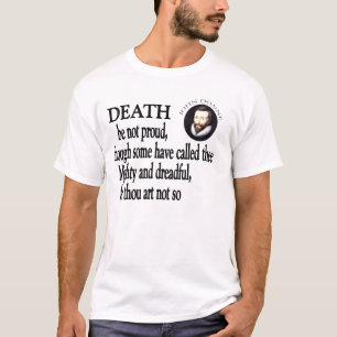 Camiseta A morte não seja orgulhosa