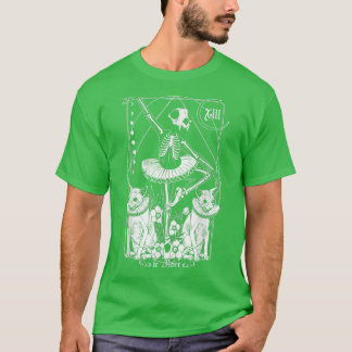 Camiseta A Morte Tarot Tapeçaria Gato La Mort Tarot C