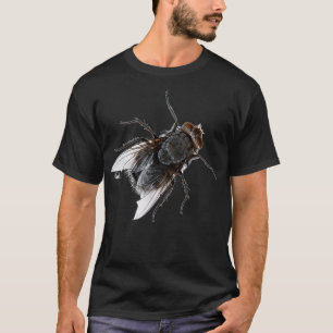 Camiseta A mosca-da-casa ou Insetos de mosca-da-casa que vo