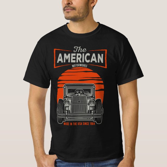Camiseta a moto americana (Frente)