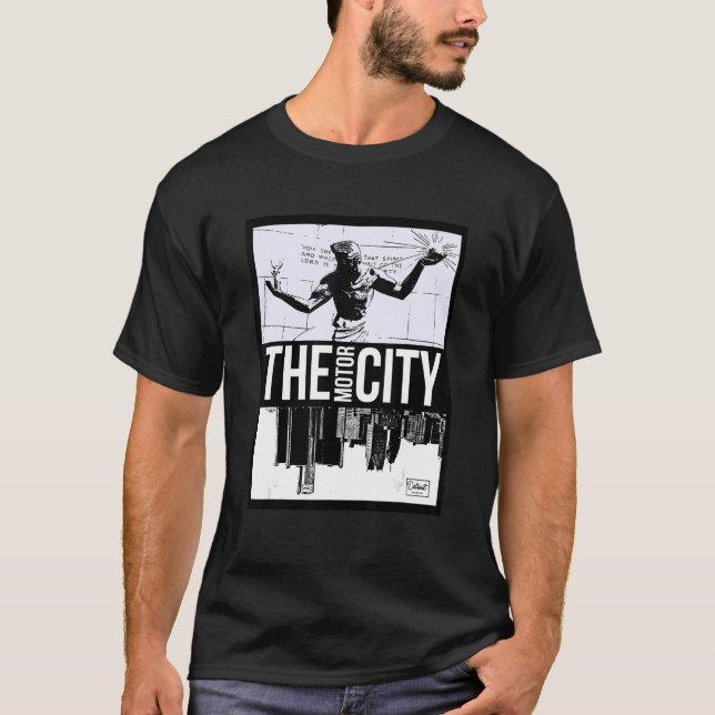 Camiseta A Motor City Collection Detroit Motor City Mich (Frente)