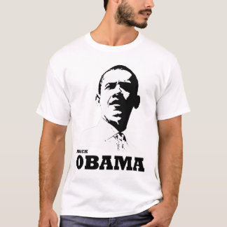 Camiseta A mudança de Barack Obama pode acontecer - branco