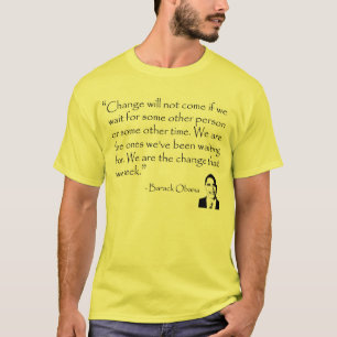 Camiseta A mudança virá - Obama, Barack