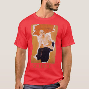 Camiseta A Mulher Escorregada 1910 por Egon Schiele