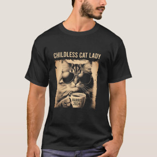 Camiseta A Mulher Gato Sem Fios 2024 Gato Café Vintage T S