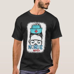 Camiseta A Mulher Mensageira Bun Enfermeira Vida Saúde Nu
