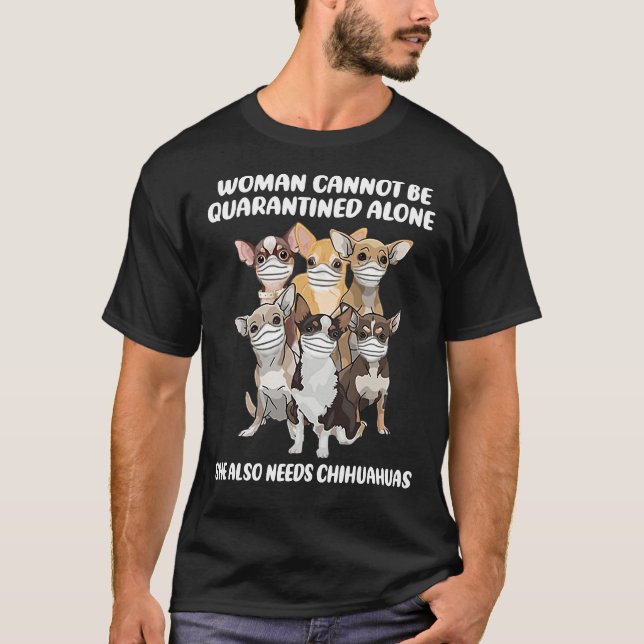 Camiseta A Mulher Não Pode Ser Colocada Em Quarentena E Tam (Frente)