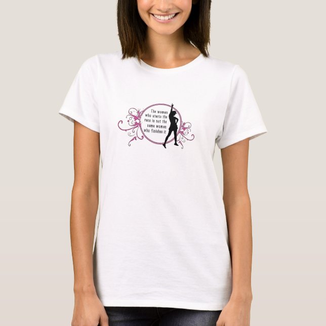 Camiseta A mulher que começa a raça… (Frente)