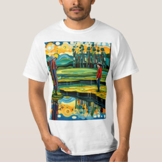 Camiseta A mulher vê o seu interior