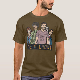 Camiseta A Multidão da TI Jen Maurice Roy Richmond Doug