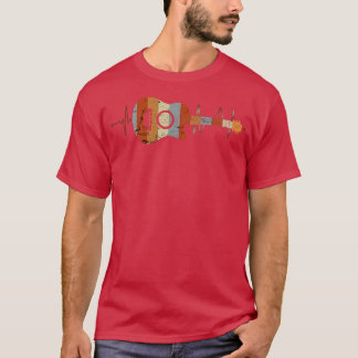 Camiseta A Música De Violão É Meu Pulso Guitarrista De Rock