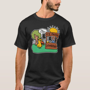 Camiseta A Música Do Pato Tem Alguma Limonada De Uva Engraç