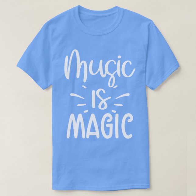 Camiseta A Música É Magia (Frente do Design)