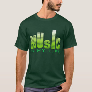 Camiseta A música é minha vida