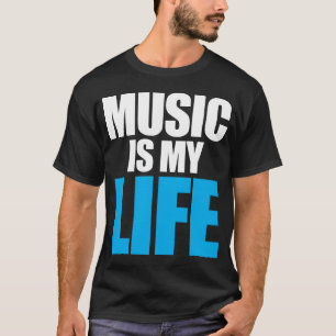 Camiseta A música é minha vida