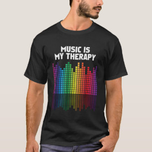 Camiseta A música é minhas citações musicais do DJ do