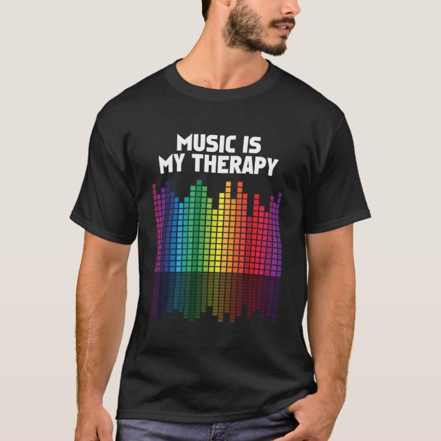 Camiseta A música é minhas citações musicais do DJ do (Frente)
