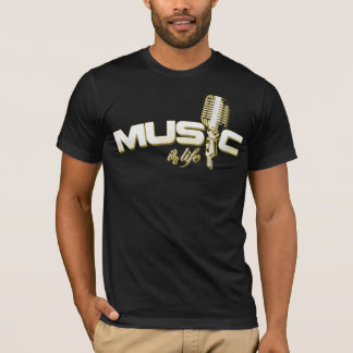 Camiseta A música é vida